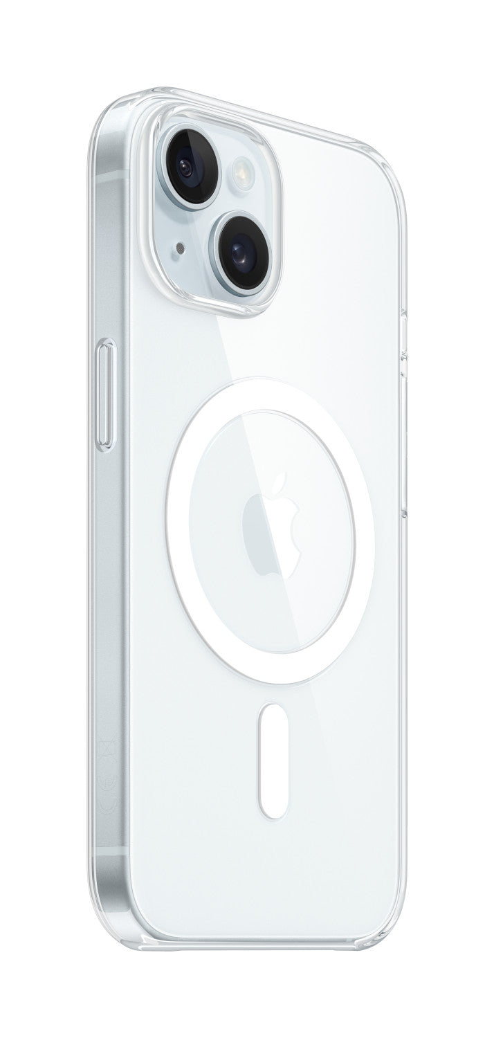 Apple Custodia MagSafe trasparente per iPhone 15