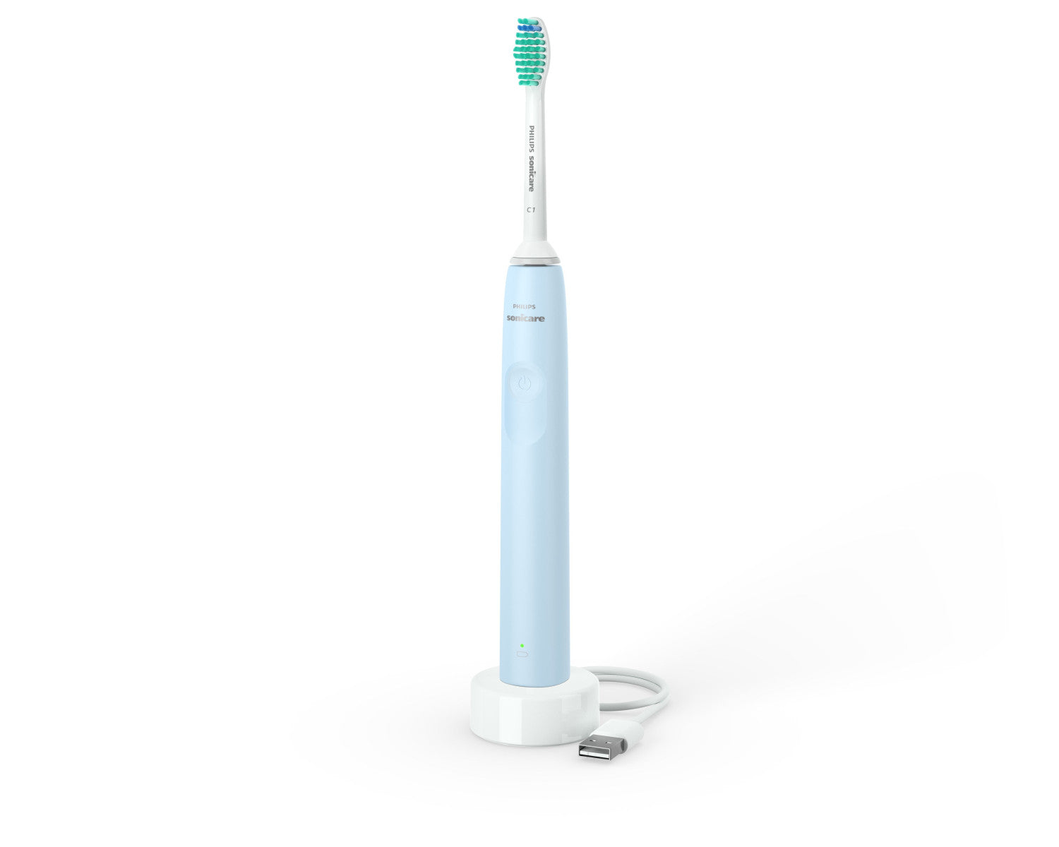 Philips 2100 series HX3651/12 spazzolino elettrico Adulto Spazzolino elettrico sonico Blu, Bianco