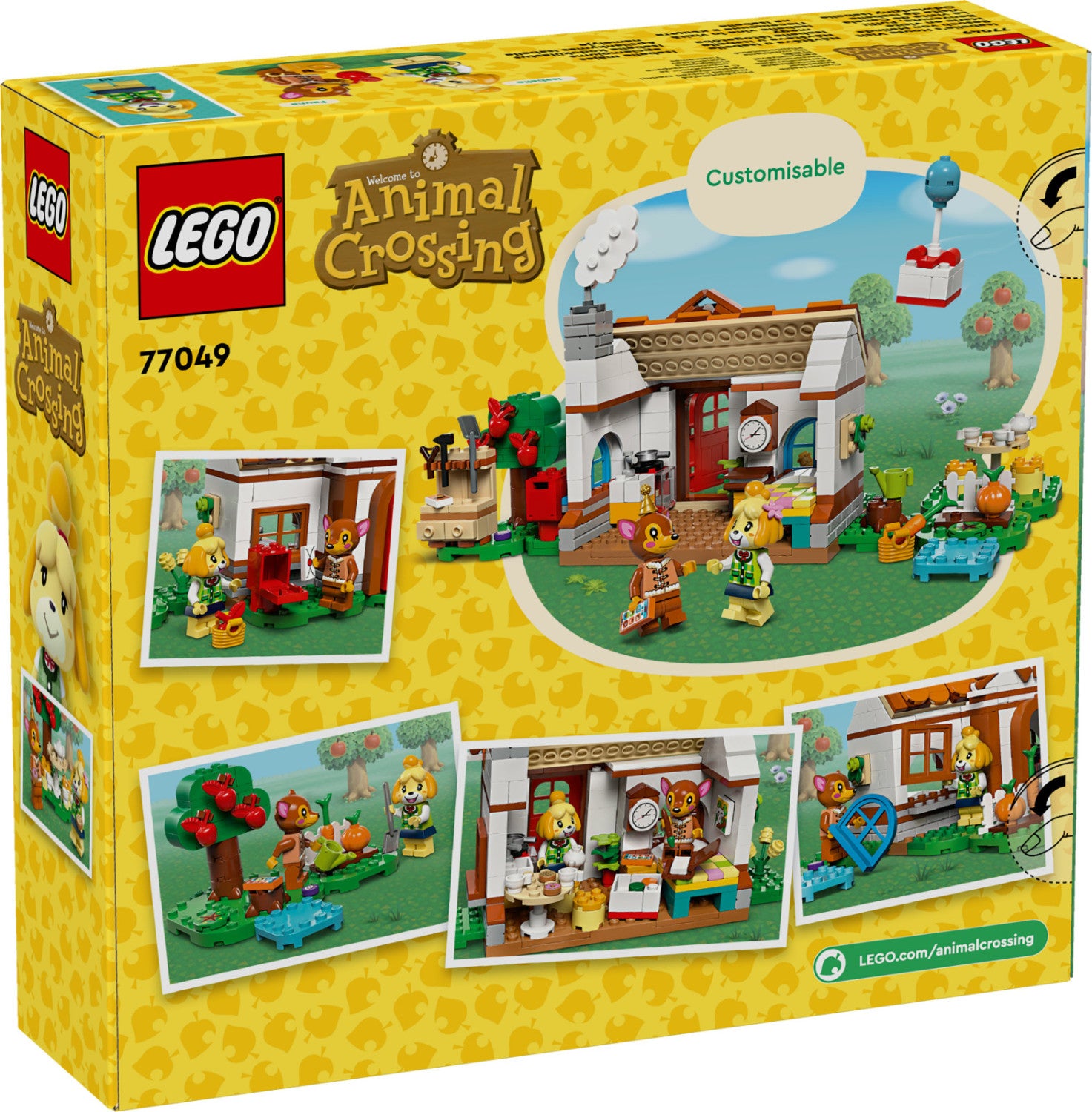 LEGO Animal Crossing Visita a Casa di Isabelle 77049 Set 389 Pezzi 6 Anni