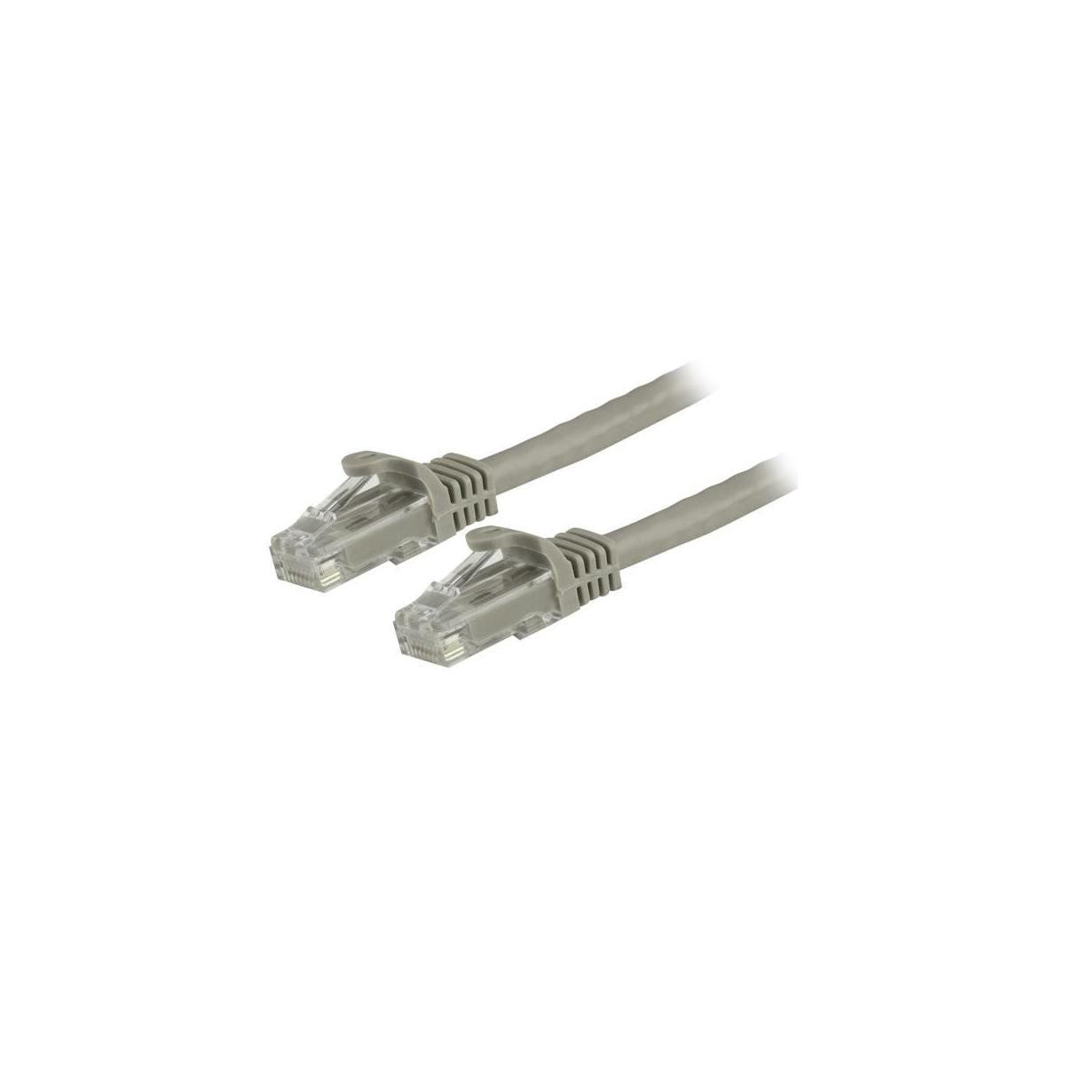 StarTech.com Cavo patch CAT6 1,5 m - Filo di rame al 100 - Connettore antistrappo - Grigio