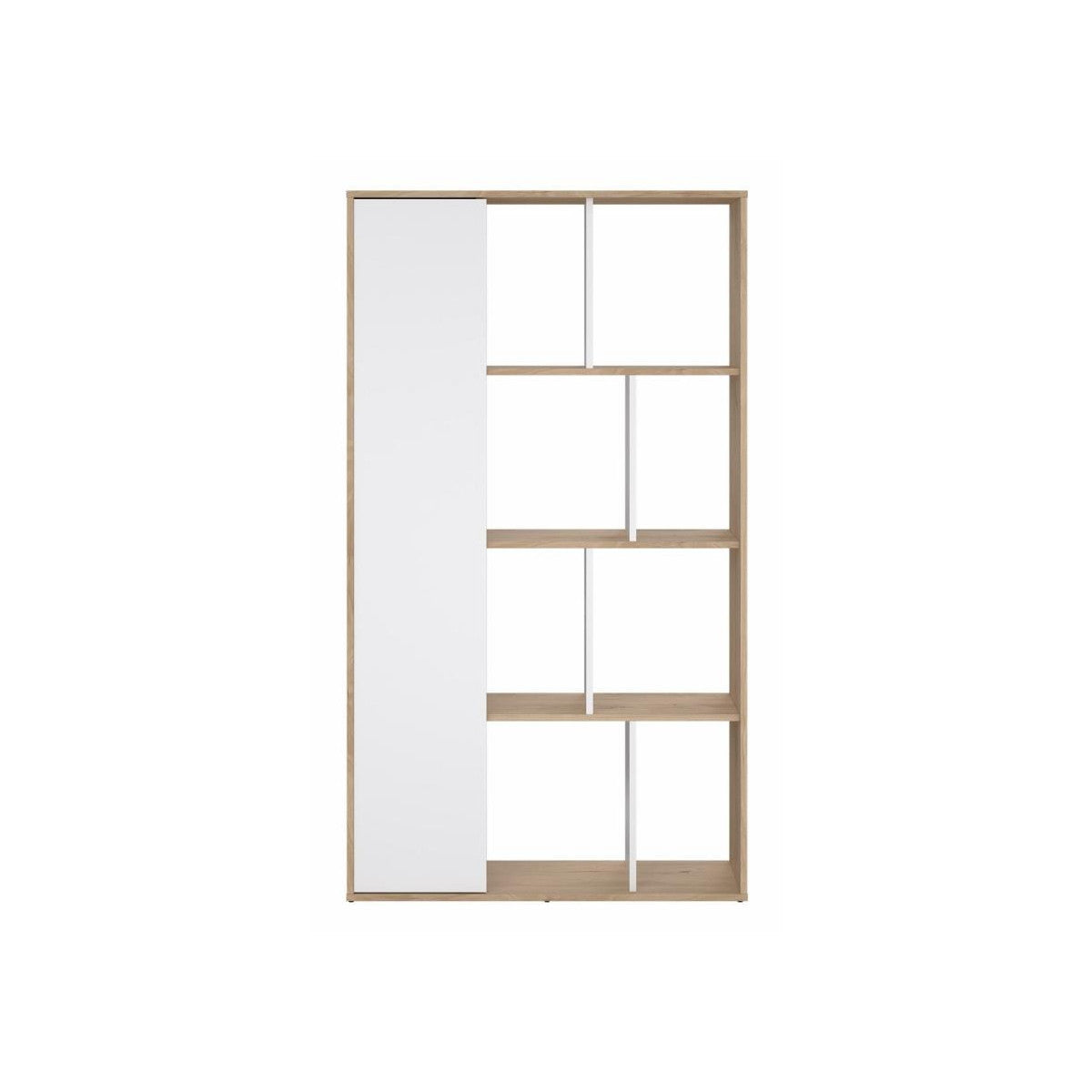 Tvilum 71739hluu Libreria Jackson Hickory / Bianco lucido