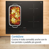 Bosch Serie 6 PVS645HB1E Piano cottura a induzione 4 Fornelli Nero Da incasso 60 cm
