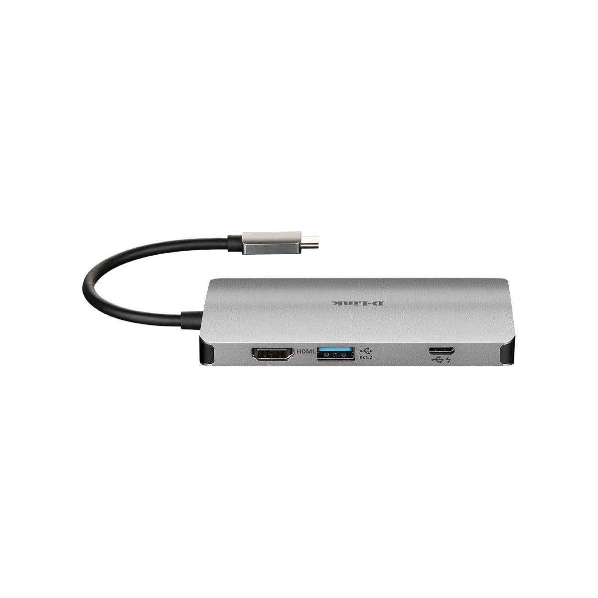 D-Link DUB-M810 replicatore di porte e docking station per laptop Cablato USB 3.2 Gen 1 (3.1 Gen 1) Type-C Argento
