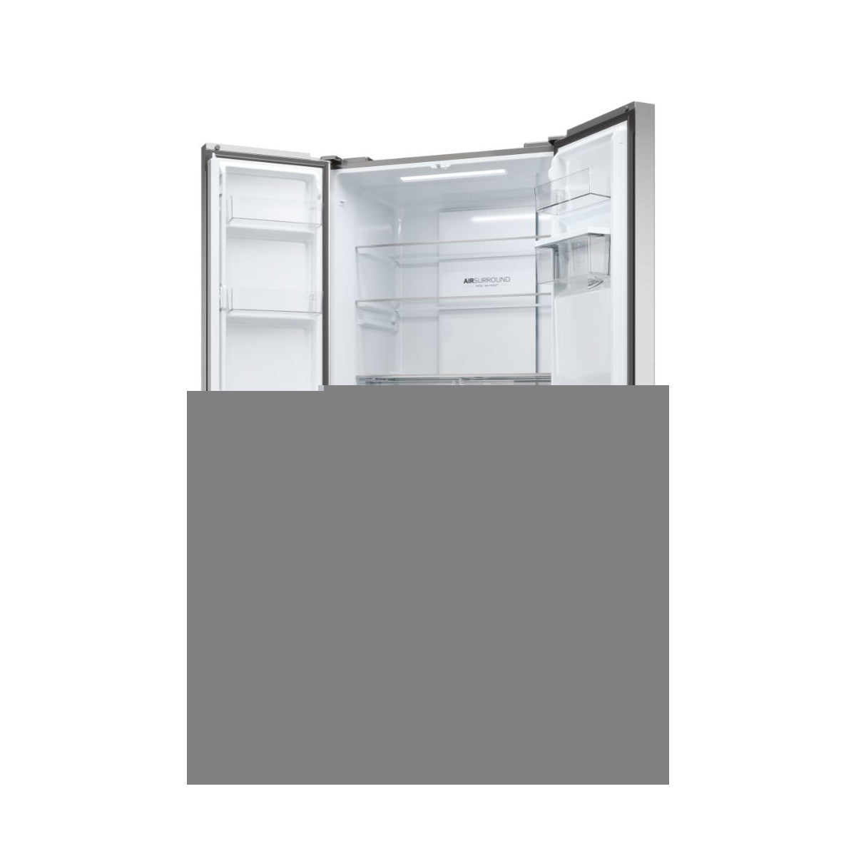 Haier Cube 83 Serie 3 HCR3818EWMM frigorifero side-by-side Libera installazione 463 L E Platino, Acciaio inox