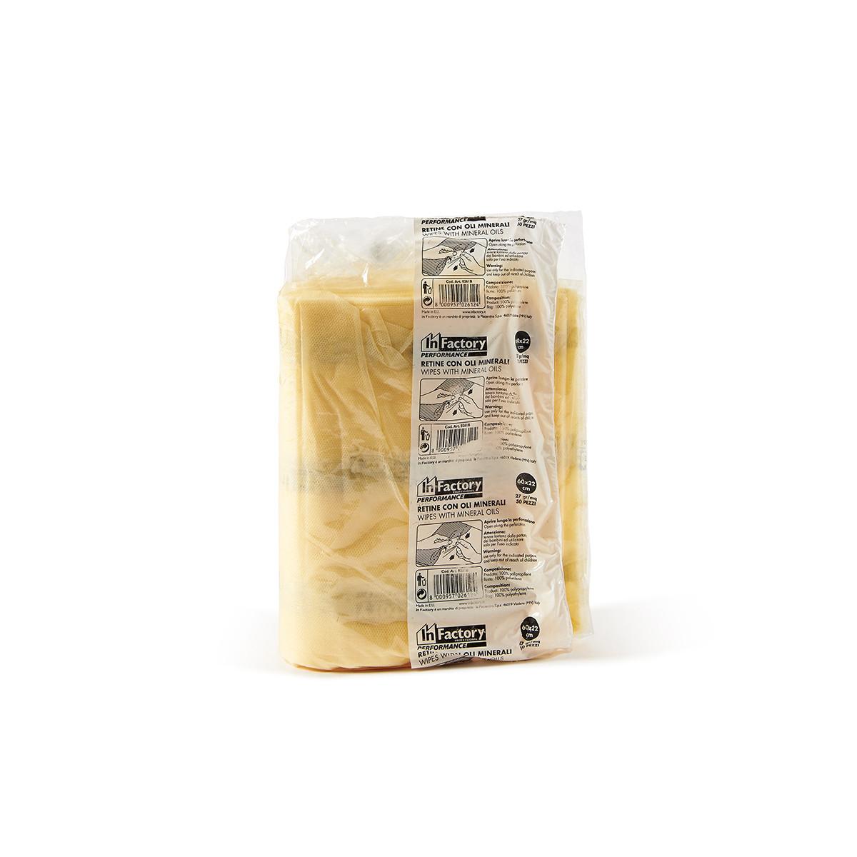 Perfetto 0261B Panno per la Pulizia Polipropilene (PP) Beige, Nero 50 pz