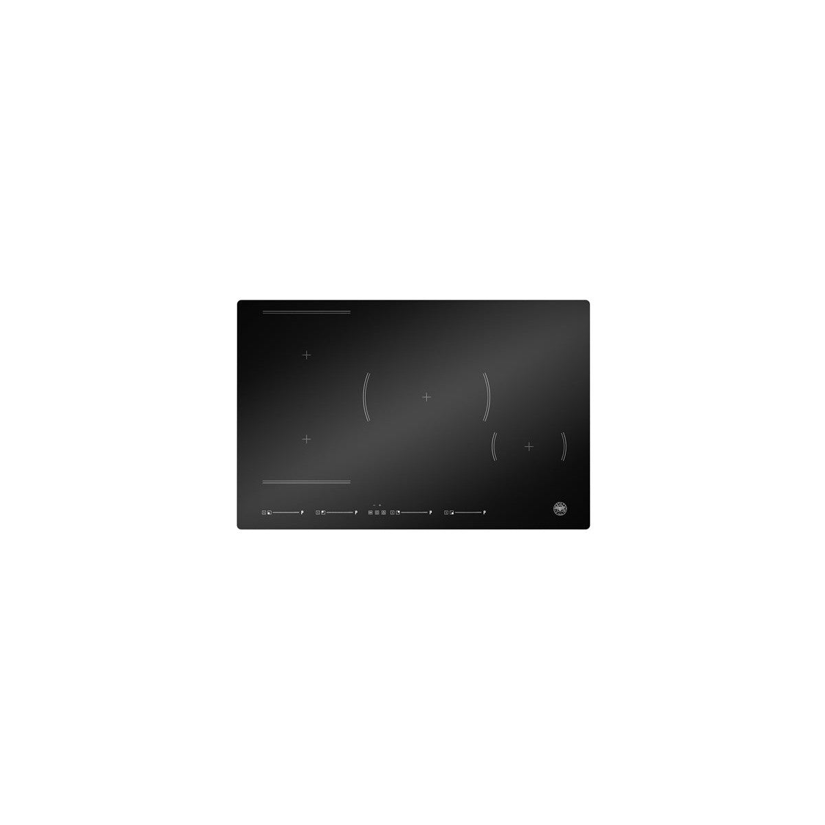 Bertazzoni P784I1M30NVS piano cottura Nero Da incasso 78 cm Piano cottura a induzione 4 Fornelli