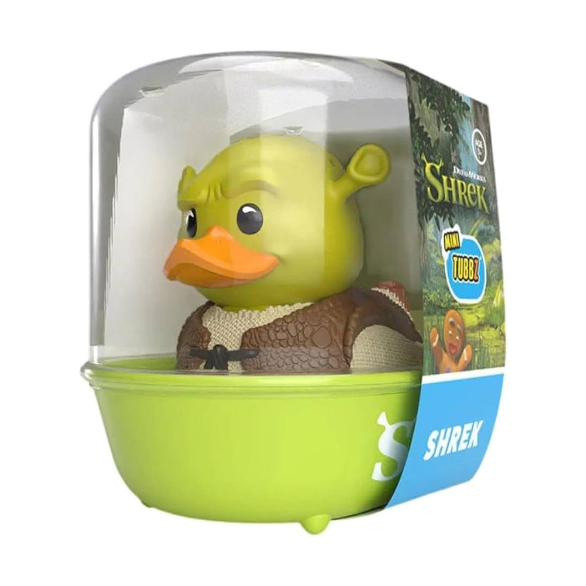 TUBBZ Mini Anatra Cosplay Shrek In Vinile Da Collezione Con Vasca NS5460