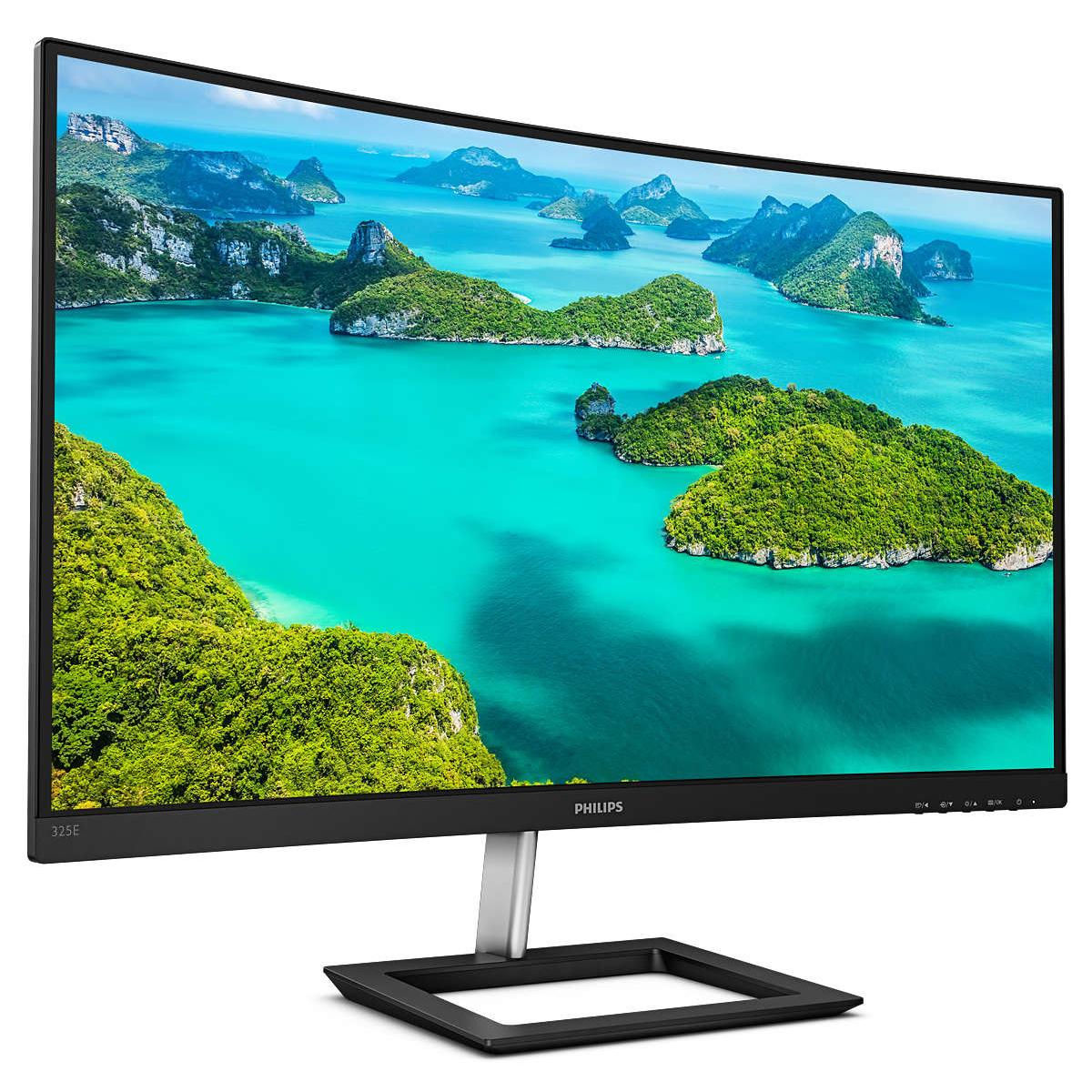 Monitor Pc Curvo Philips E Line 325E1C/00 Schermo 31.5 Pollici Quad Hd Nero