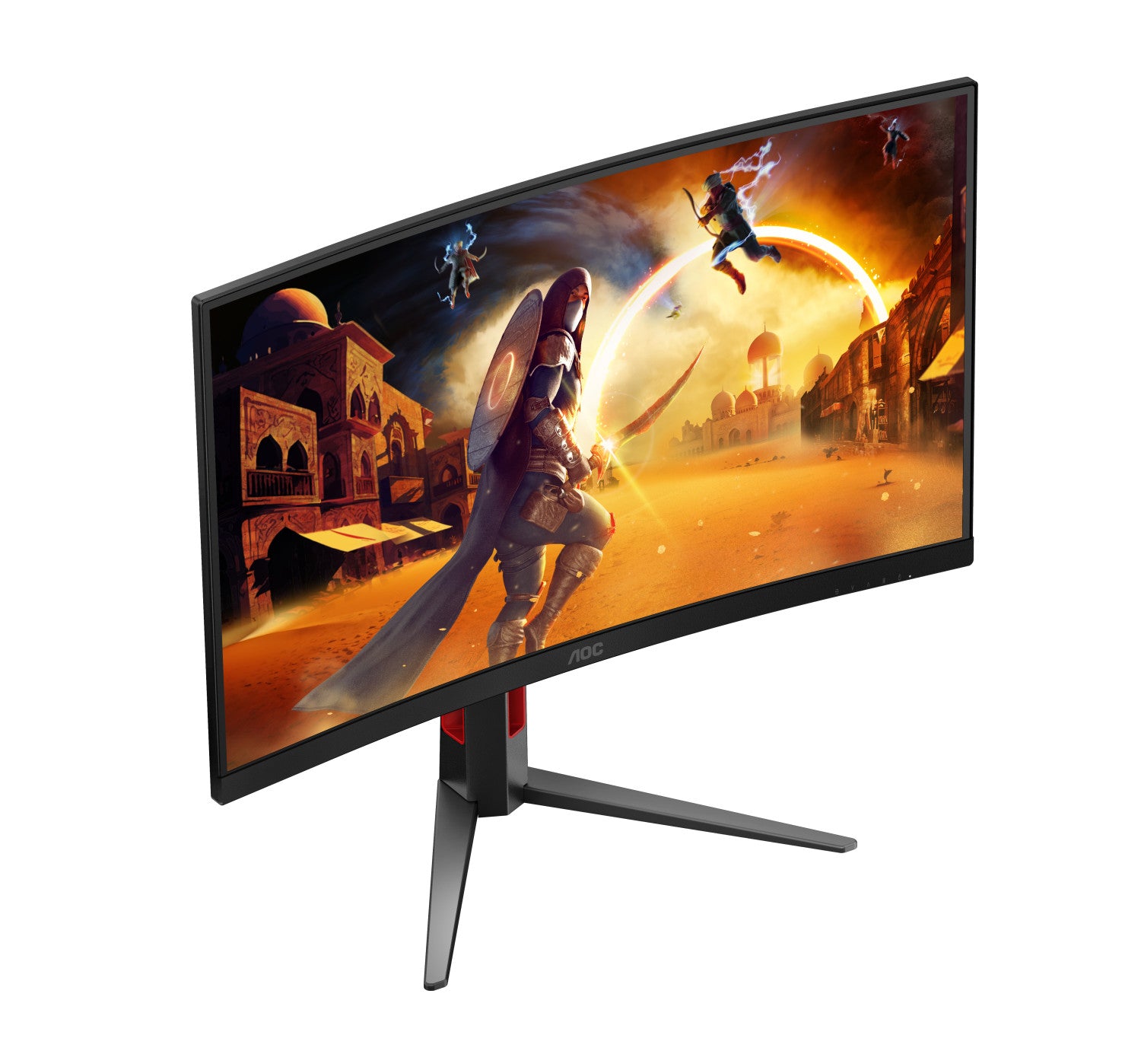 AOC G4 Gaming Monitor PC 68,6 cm (27pollici) 2560 x 1440 Pixel Nero, Rosso