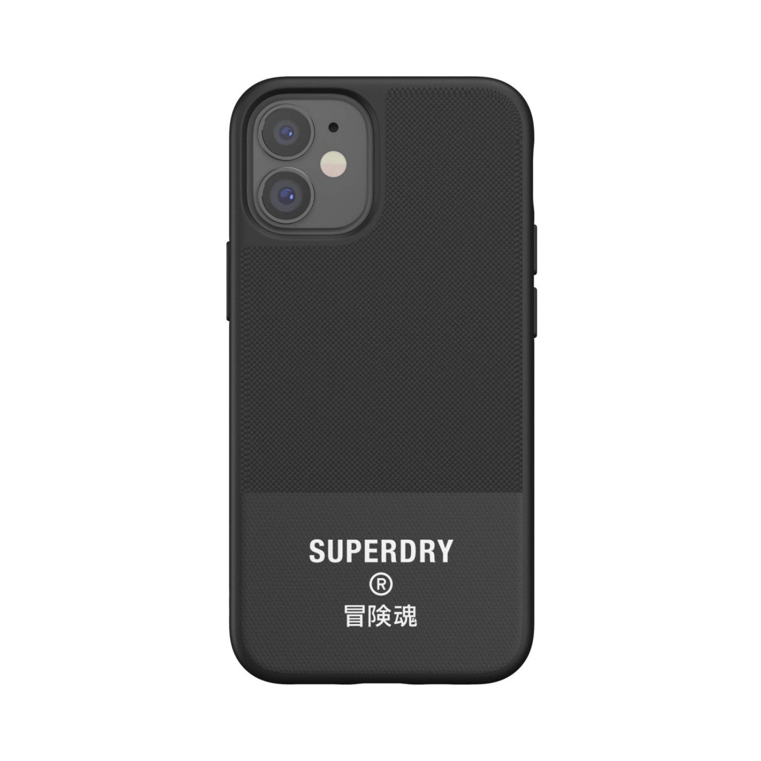 Superdry Cover Canvas per iPhone 12 Mini - Nero