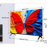 TCL S59K Serie Smart TV QLED FHD 40 pollici 40S59K, Dolby Audio, HDR10, Android TV