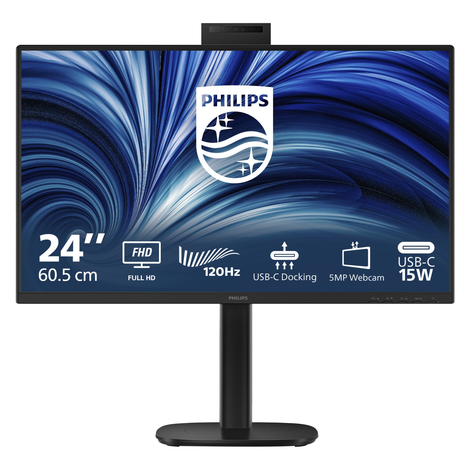 Philips Serie 3000 24B2U3301H/00 Monitor PC 60,5 cm (23.8") 1920 x 1080 Pixel Full HD LCD Nero