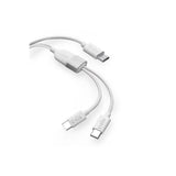 SBS TECABLETCC2IN1 cavo USB 1,5 m USB C Bianco