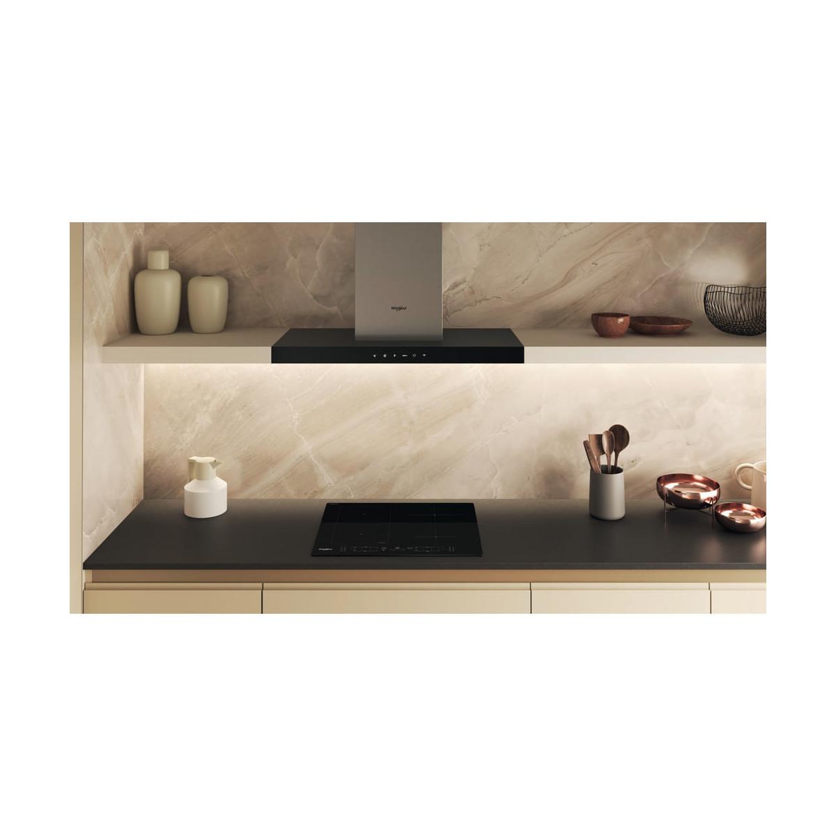 Whirlpool WL B4060 CPNE Piano Cottura a Induzione 4 Fornelli da Incasso 59 cm Nero