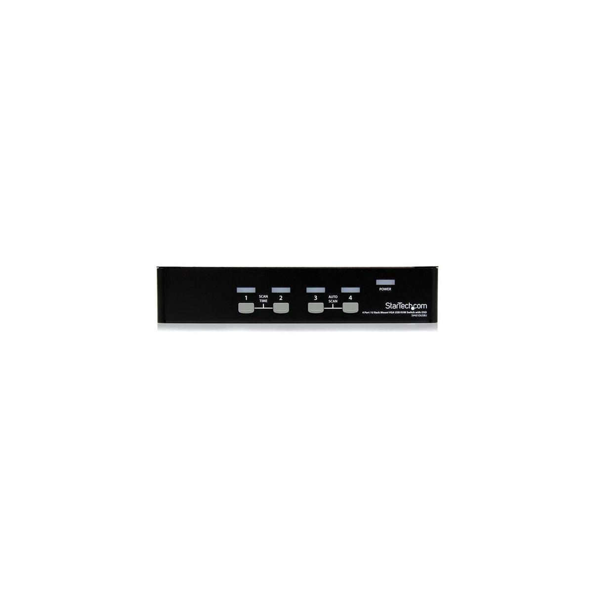 StarTech.com Switch KVM USB 4 porte, montabile a rack 1U, con OSD
