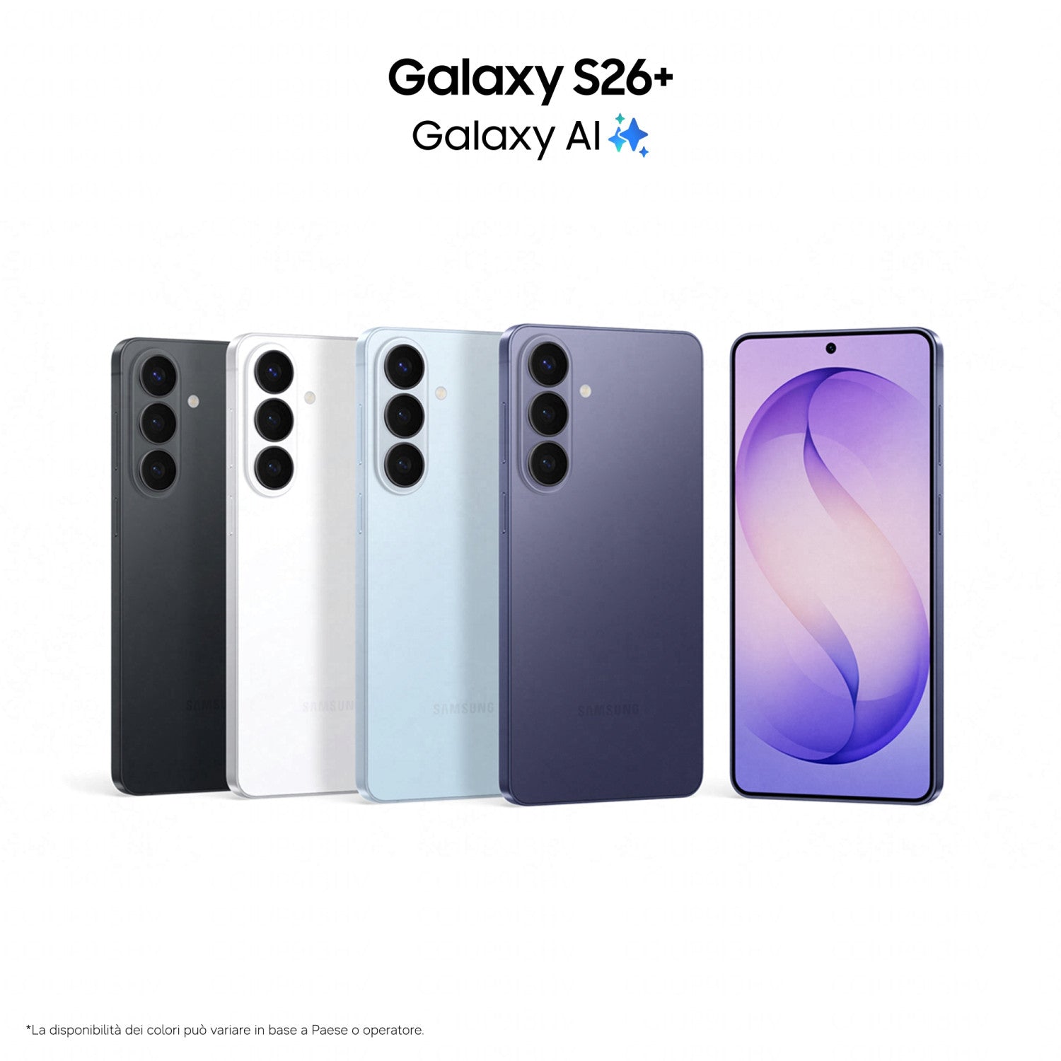 Samsung Galaxy S26 Smartphone AI, 256GB, Processore avanzato, Assistente Foto, Creative Studio, Camera 50 MP, 4900 mAh, Cobalt Violet
