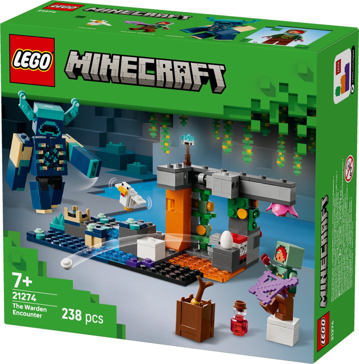 LEGO Minecraft L'Incontro con il Sorvegliante 21274 Set Costruzioni 238 Pezzi 7