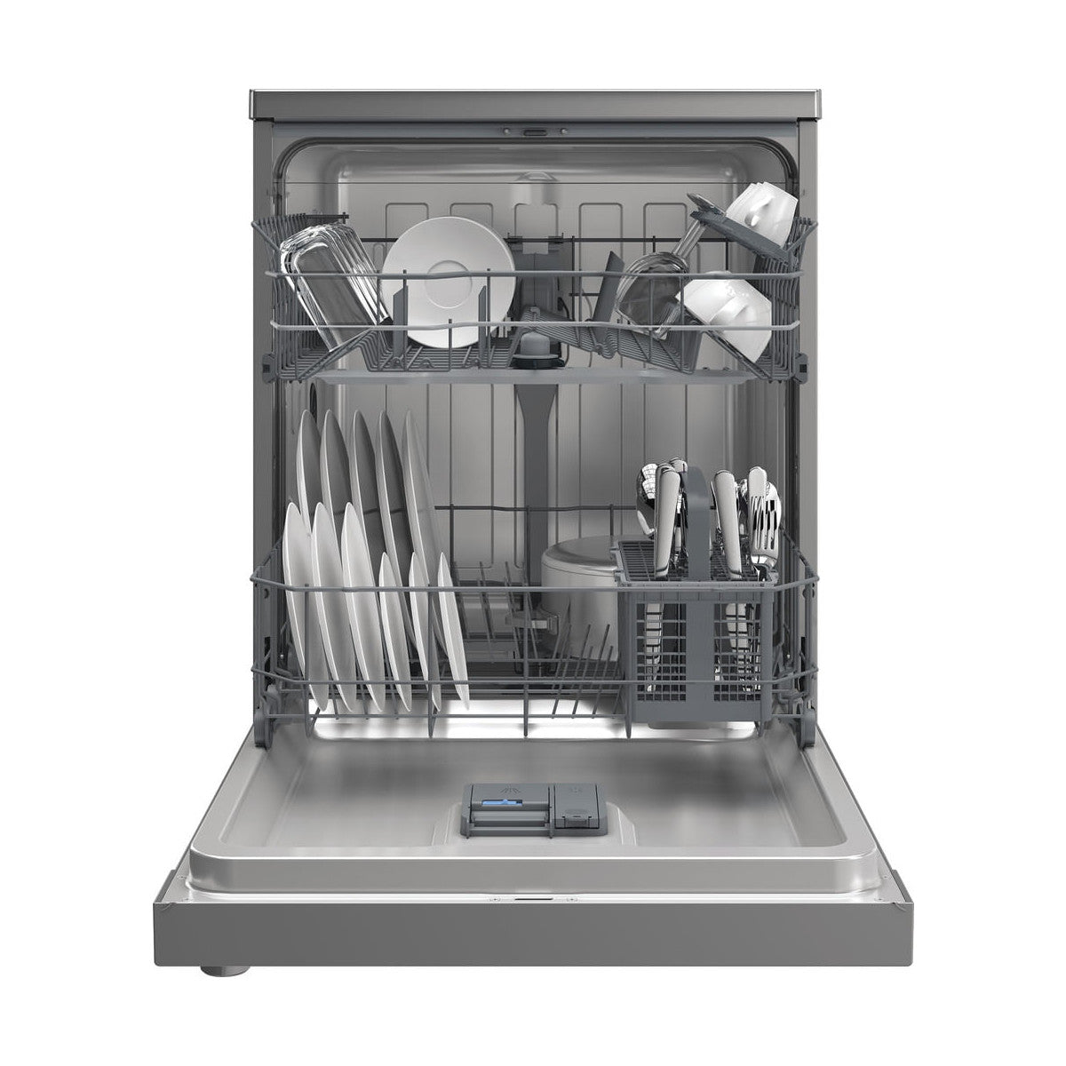 Indesit IN2FE13DT9S, lavastoviglie 60cm, Classe E, 13 coperti, Silver