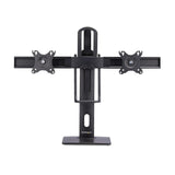StarTech.com Supporto da Tavolo per Due Monitor- Staffa con barra trasversale per 2 Schermi da 27" VESA 75x75/100x100, altezza regolabile, portata 6 kg per Display