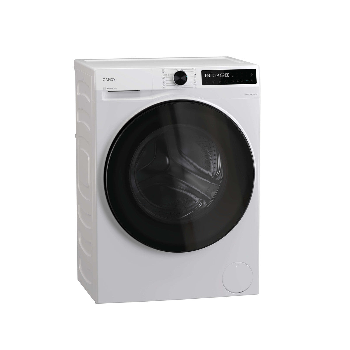 Candy ProWash 500, Lavasciuga Slim 9 5 KG, 20 più efficente della classe A, 1400 giri, Bianco, Inverter, Vapore, Wi-Fi, BWR 495BL8-S