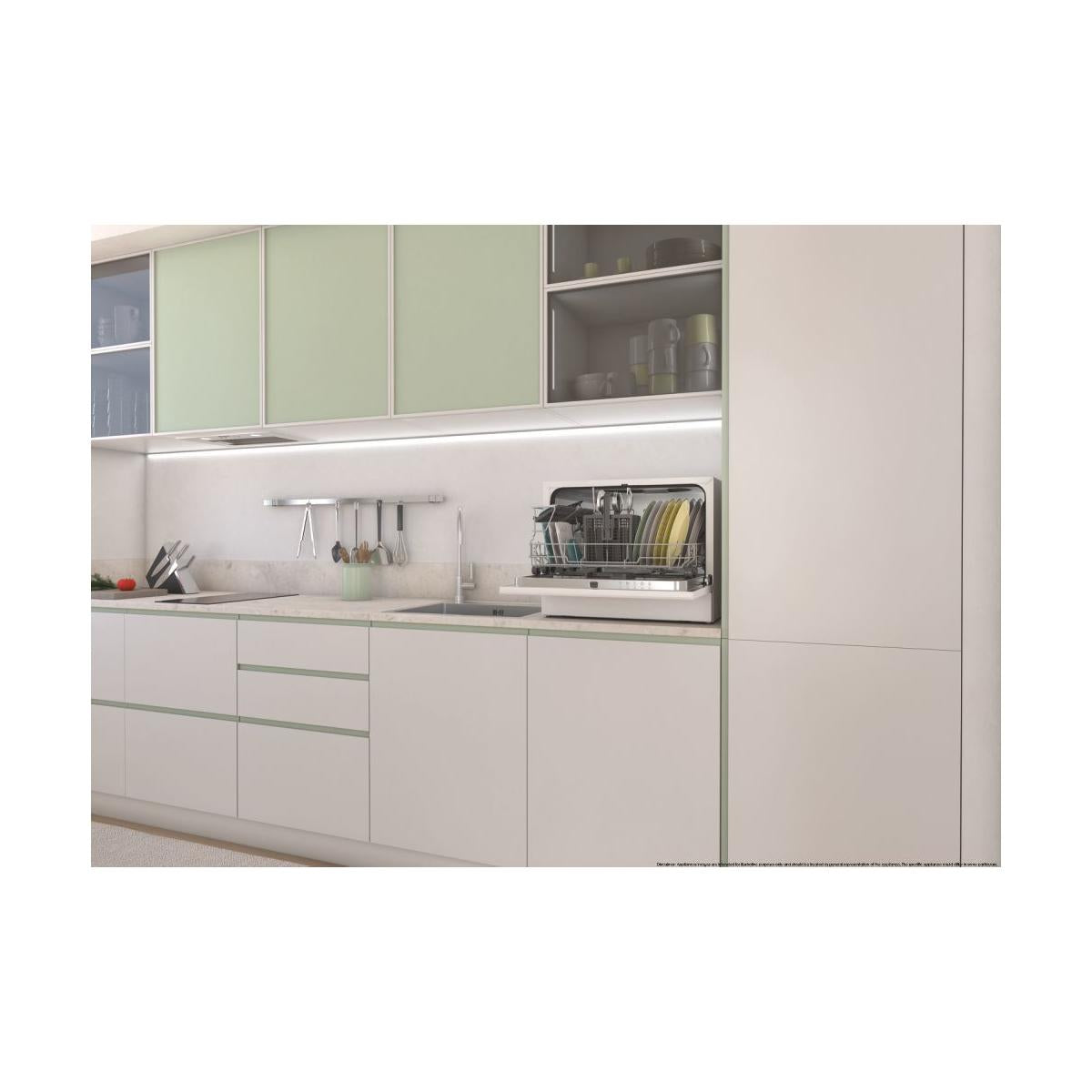 Candy Rapido' CP 6E51LW Lavastoviglie Libera Installazione 6 Coperti Classe E