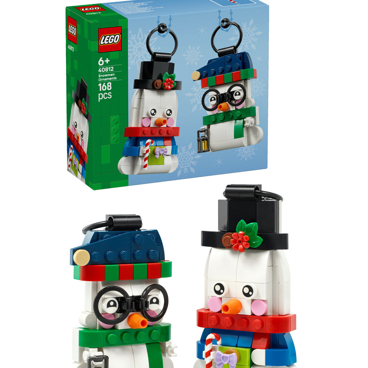LEGO Iconic Pupazzi Di Neve Ornamentali 40812