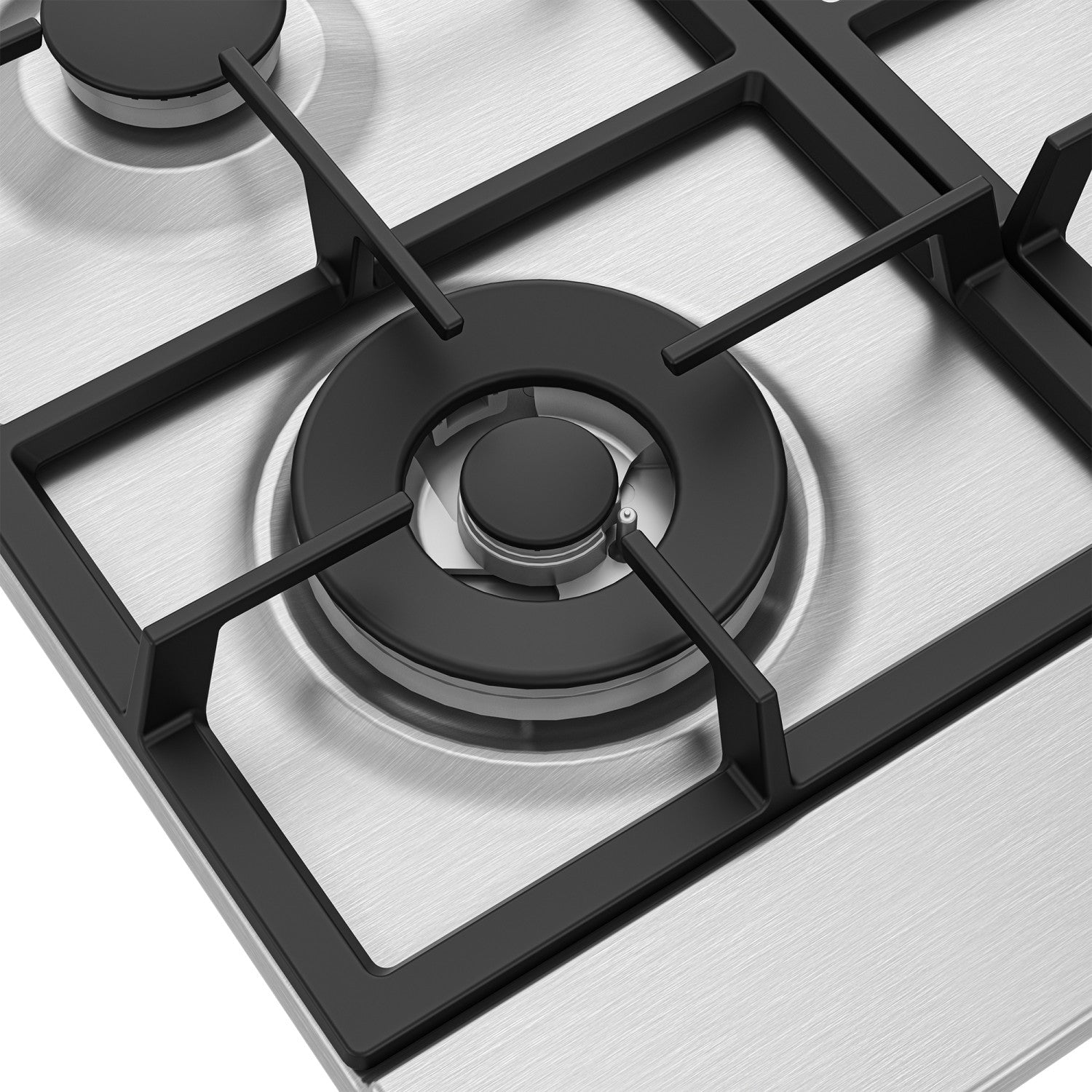 Beko HIAW64225SXE Piano Cottura a Gas da Incasso 58 cm 4 Fornelli Acciaio Inossidabile