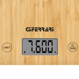 G3 Ferrari G20166 bilancia da cucina Bamboo Superficie piana Rettangolo Bilancia da cucina elettronica