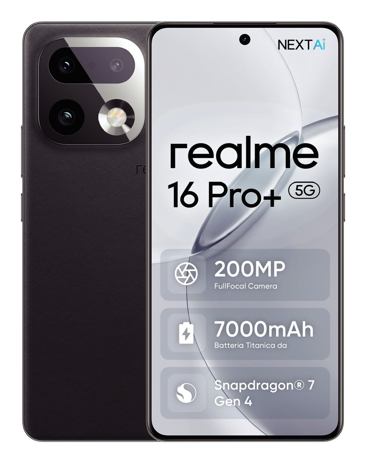 realme 16 Pro 17,3 cm (6.8") 5G USB tipo-C 12 GB 512 GB 7000 mAh Grigio