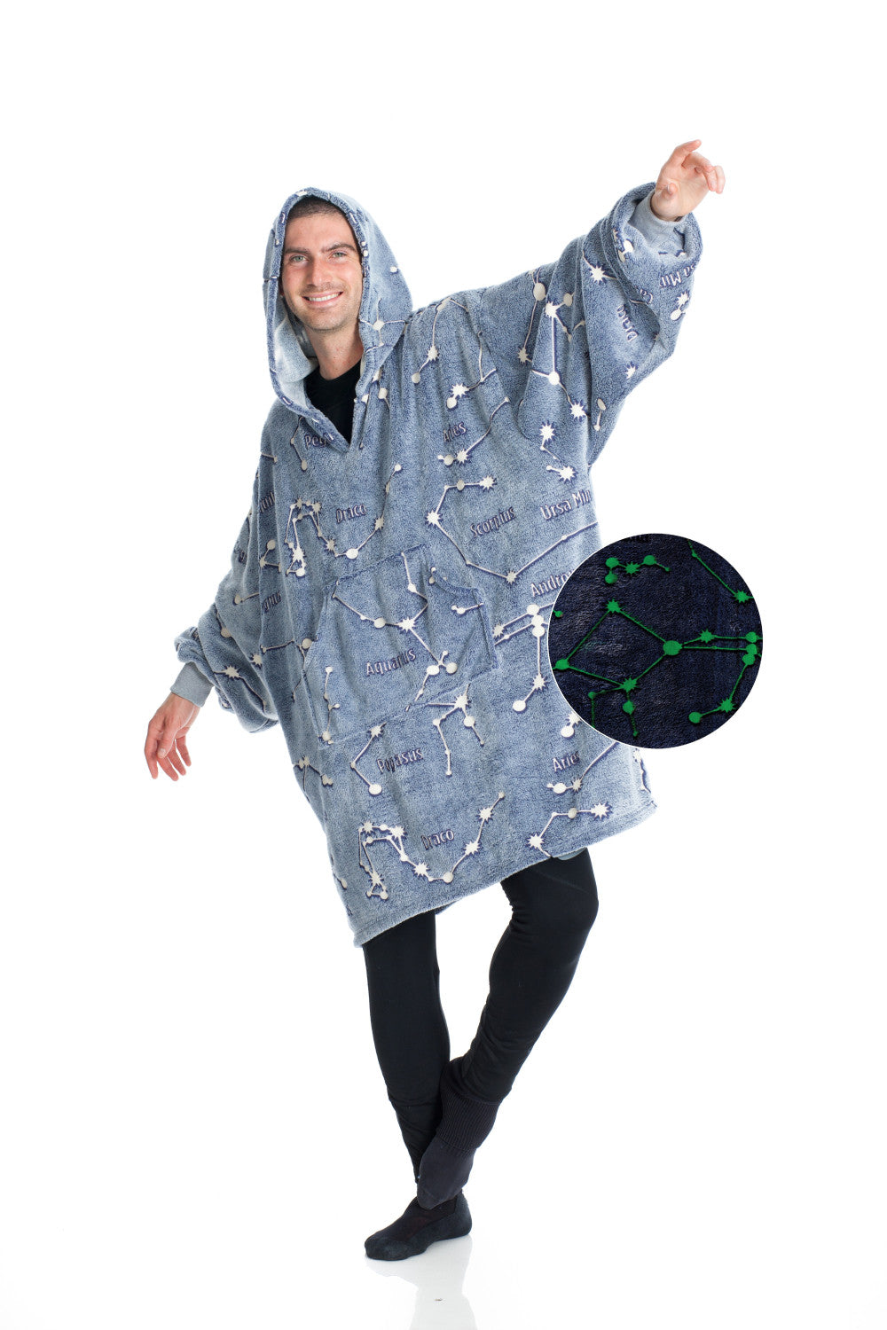 Kanguru Kangurone Glow Constellations Coperta con maniche