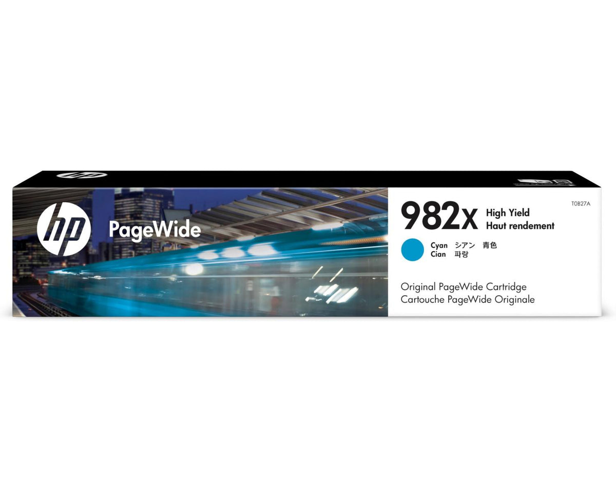 HP 982X High Yield Cyan Original PageWide Cartridge Cartuccia d'Inchiostro 1 pz Resa Elevata XL