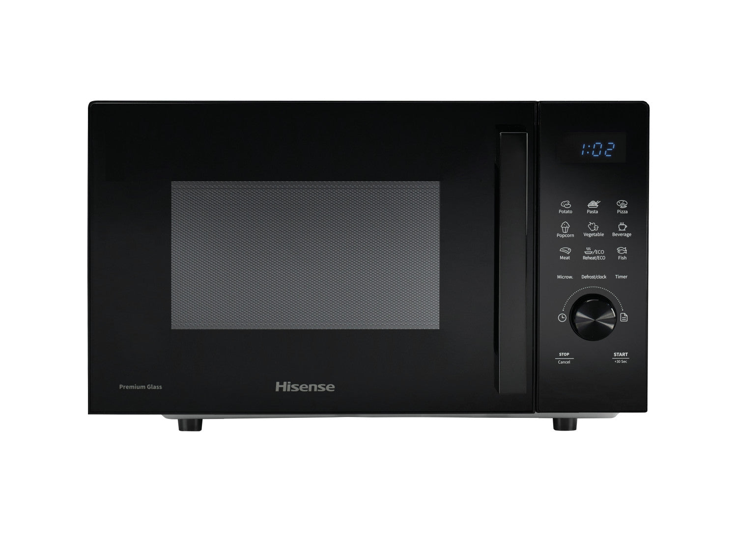 Hisense H23MOBSD1H forno a microonde Nero Solo microonde Superficie piana 23 L 800 W