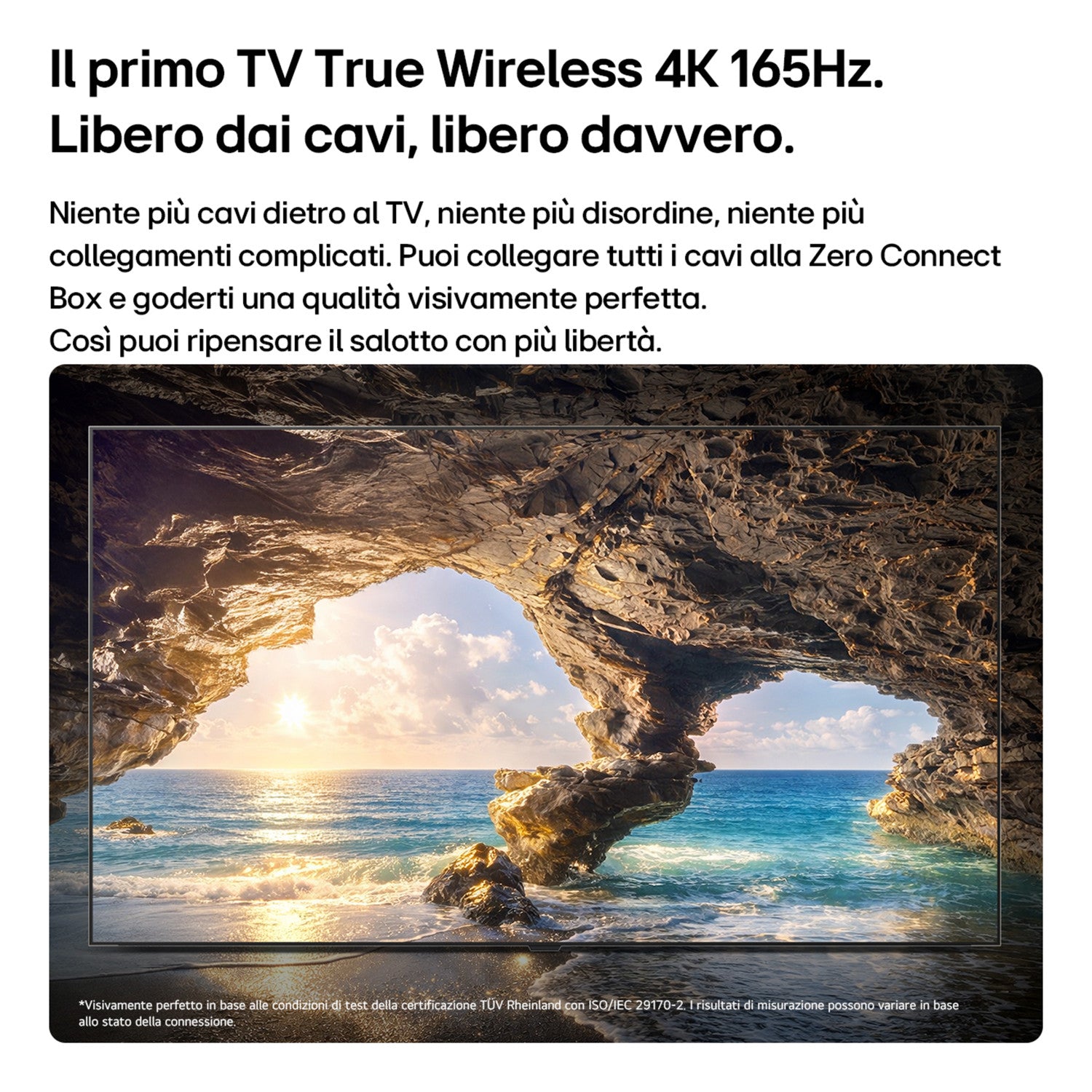LG OLED evo AI Wallpaper TV 77 pollici W6 OLED77W69LA, 4K, spessore 9,9mm, True Wireless, Staffe filo muro SMART TV 2026
