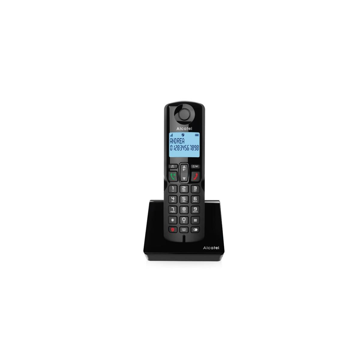 Alcatel S280 DUO BLK Telefono DECT Identificatore di chiamata Nero