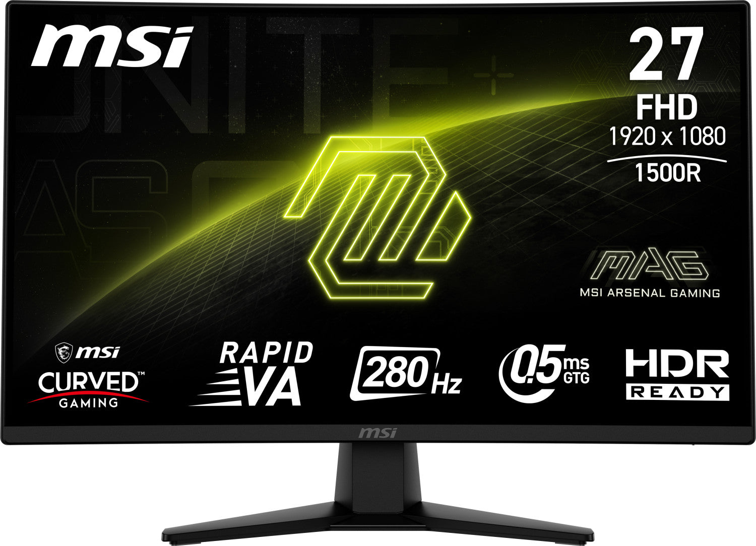 MSI MAG 274CXF Monitor PC 68,6 cm (27 pollici) 1920 x 1080 Pixel Full HD Nero