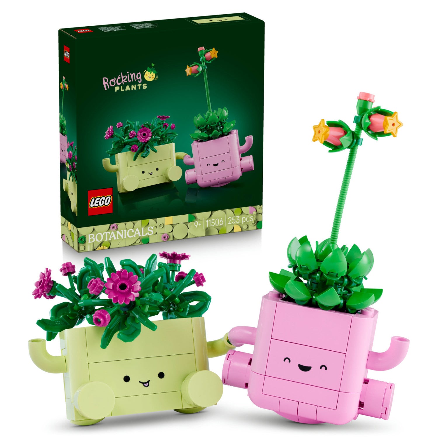 Lego Botanicals 11506 Piante Dondolanti, Set Con 2 Piante Finte E 2 Vasi - 253 Pezzi, 9