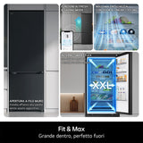 LG GBBW322DPY Frigorifero combinato Fit Max 70cm, Classe C, 465L, AI Fresh, Prime Silver