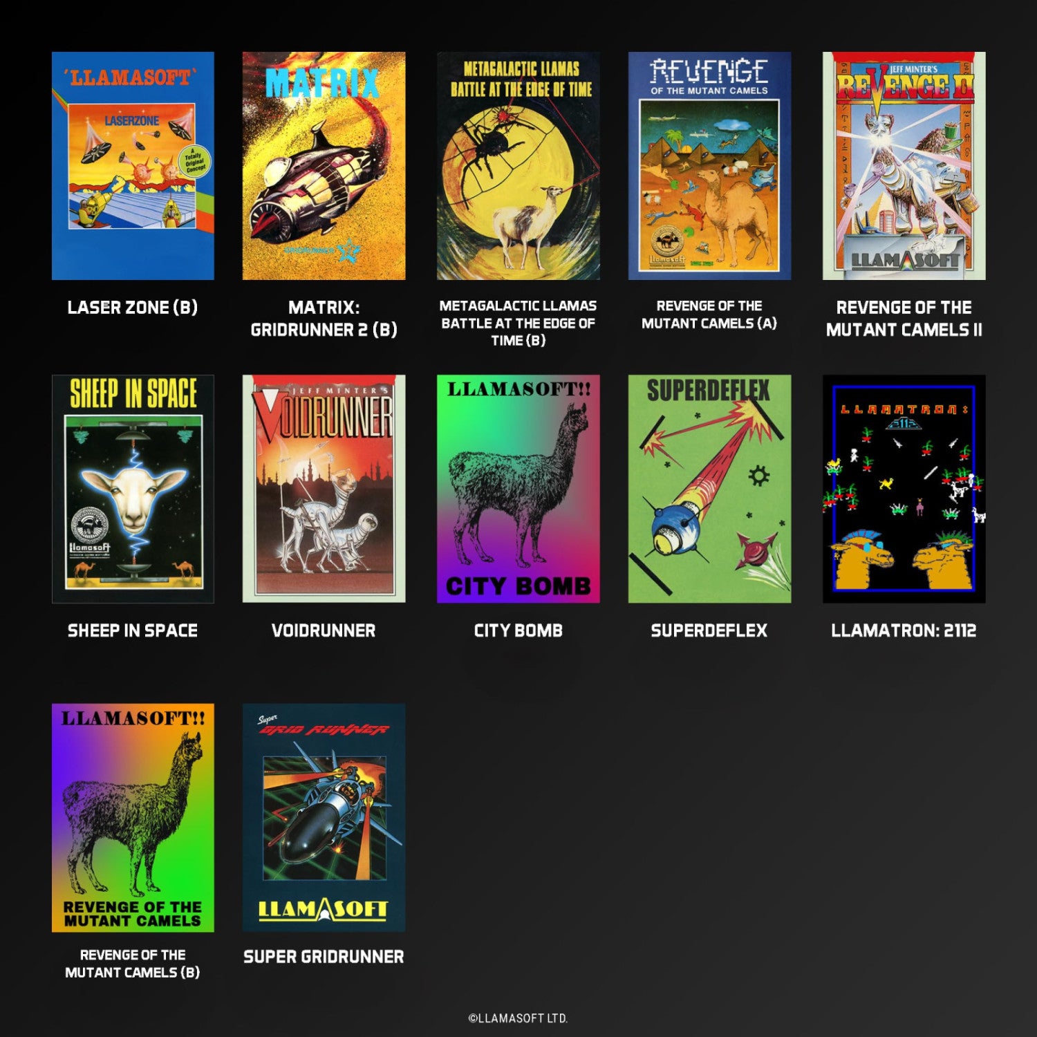 Blaze Entertainment Evercade The Llamasoft Collection Videogioco