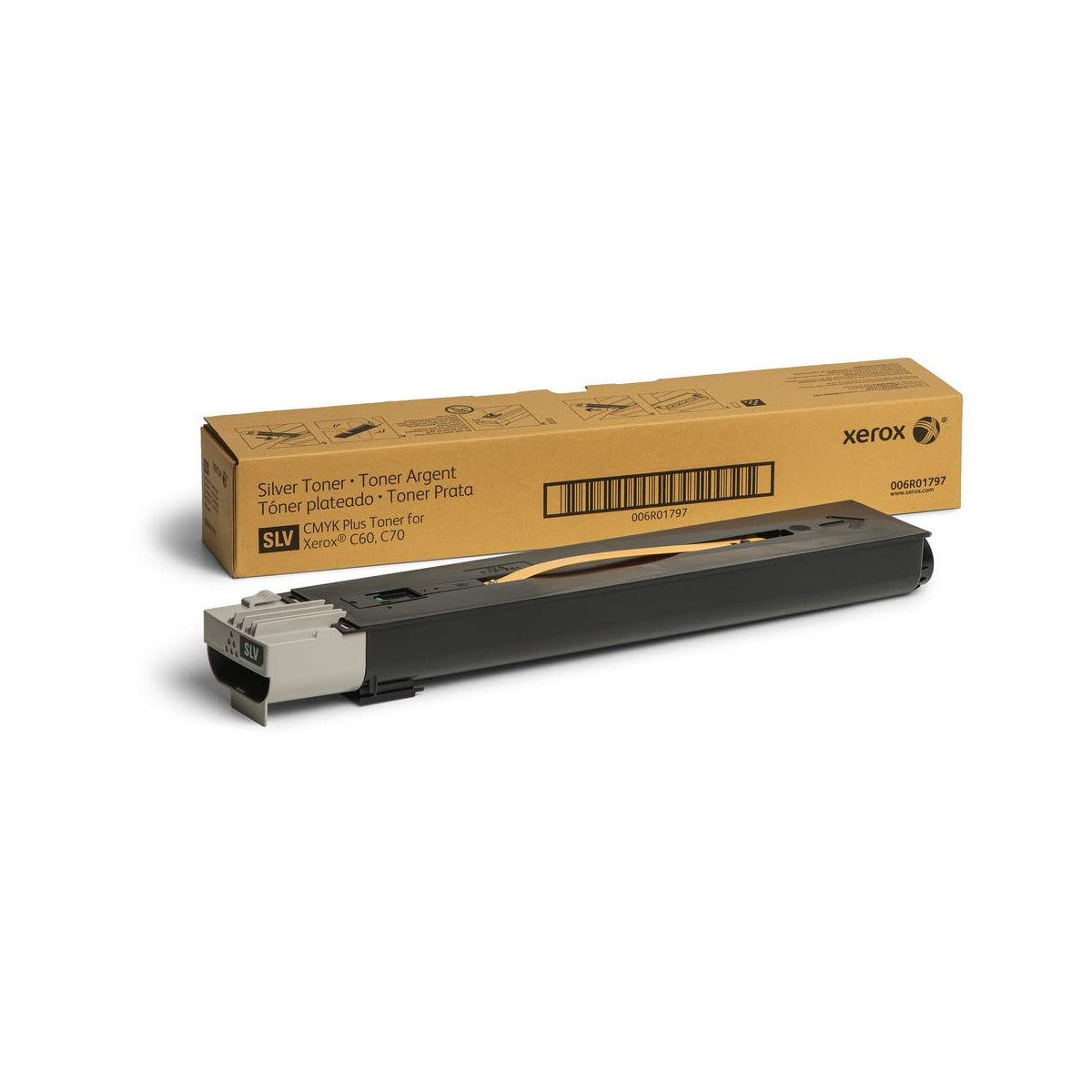 Xerox 006R01797 Cartuccia Toner Originale Argento Colour C60/C70