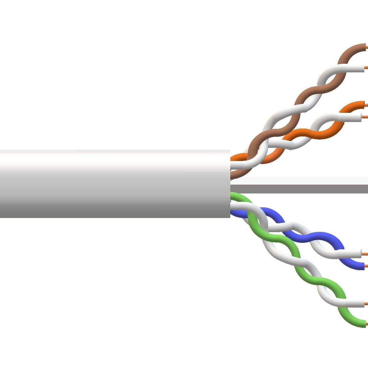 Link LK305U5E Cavo Di Rete UTP Solido Cat 5E 305 M Grigio Guaina LSZH CPR Classe Eca