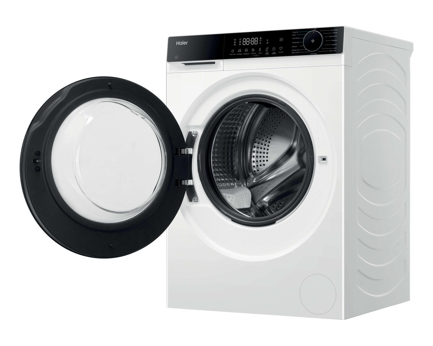 Haier X Series 5 , Lavatrice Carica Frontale 14 KG, 20% più efficente della classe A, 1400 giri, Bianco, AI PowerDrive, Vapore, Wi-Fi, Smart AI, Super Fast 15', HW140BP14357U1IT