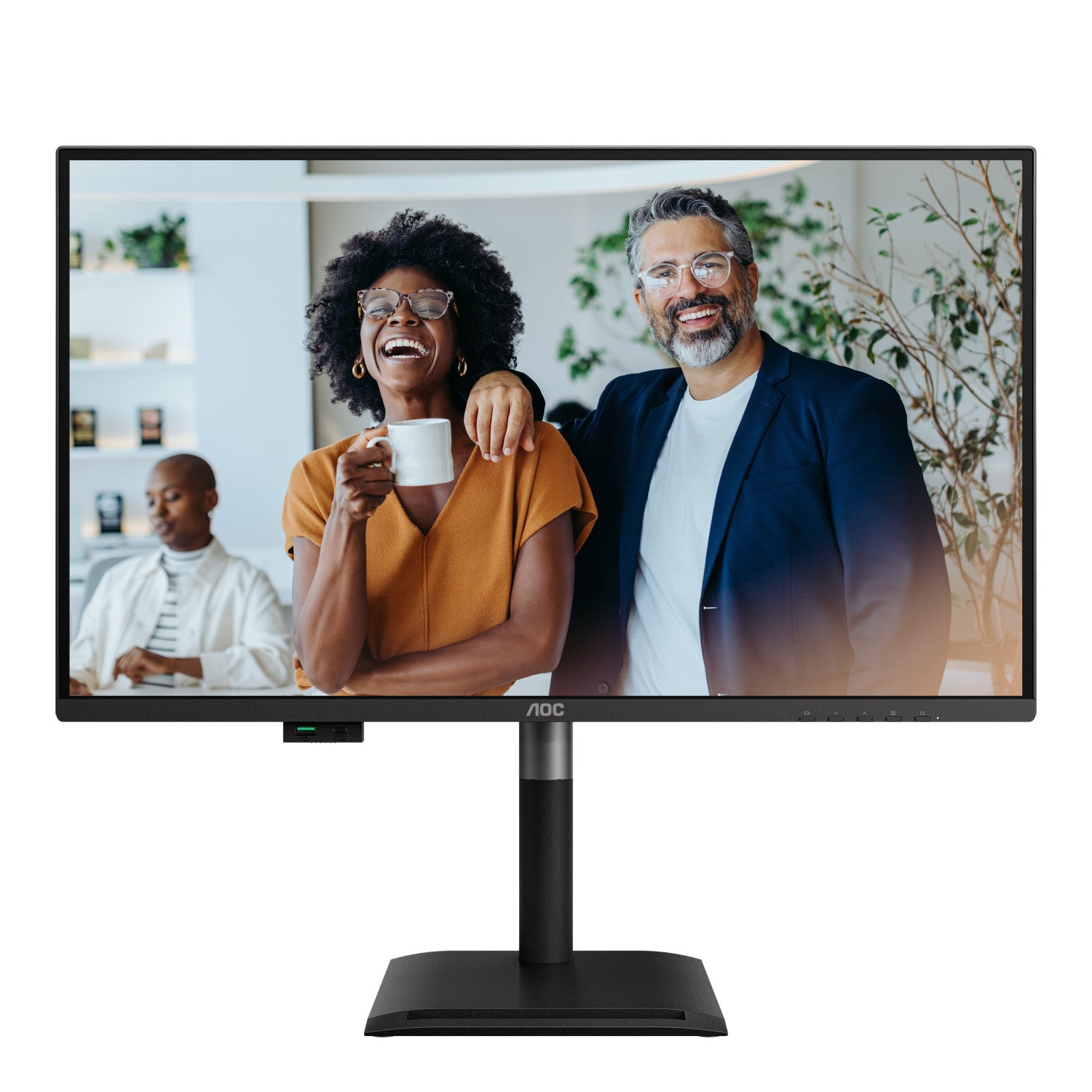 AOC Q27P4CV Monitor PC 27 pollici 2560 x 1440 Pixel Quad HD LED Nero