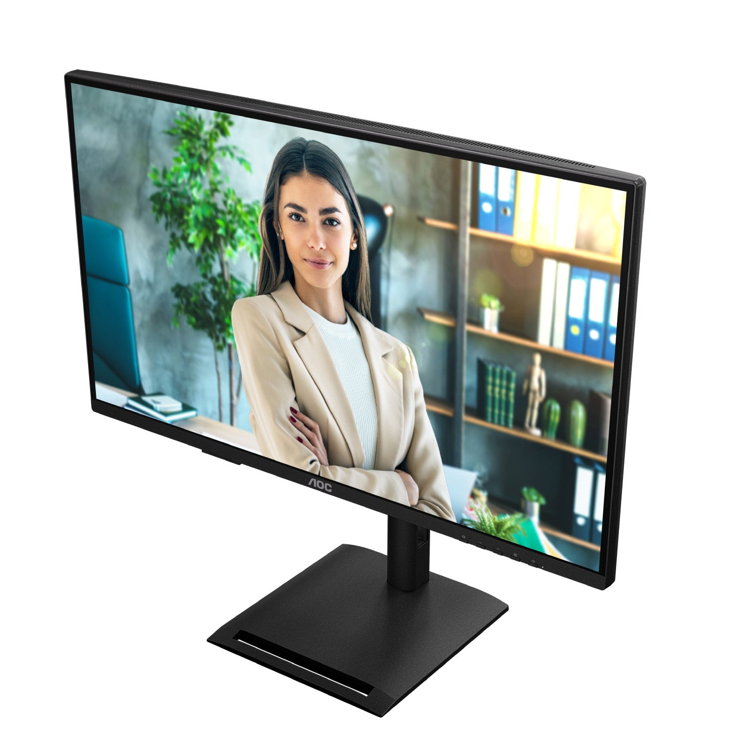 AOC Q27P4U Monitor PC 68,6 cm (27") 2560 x 1440 Pixel Wide Quad HD Nero