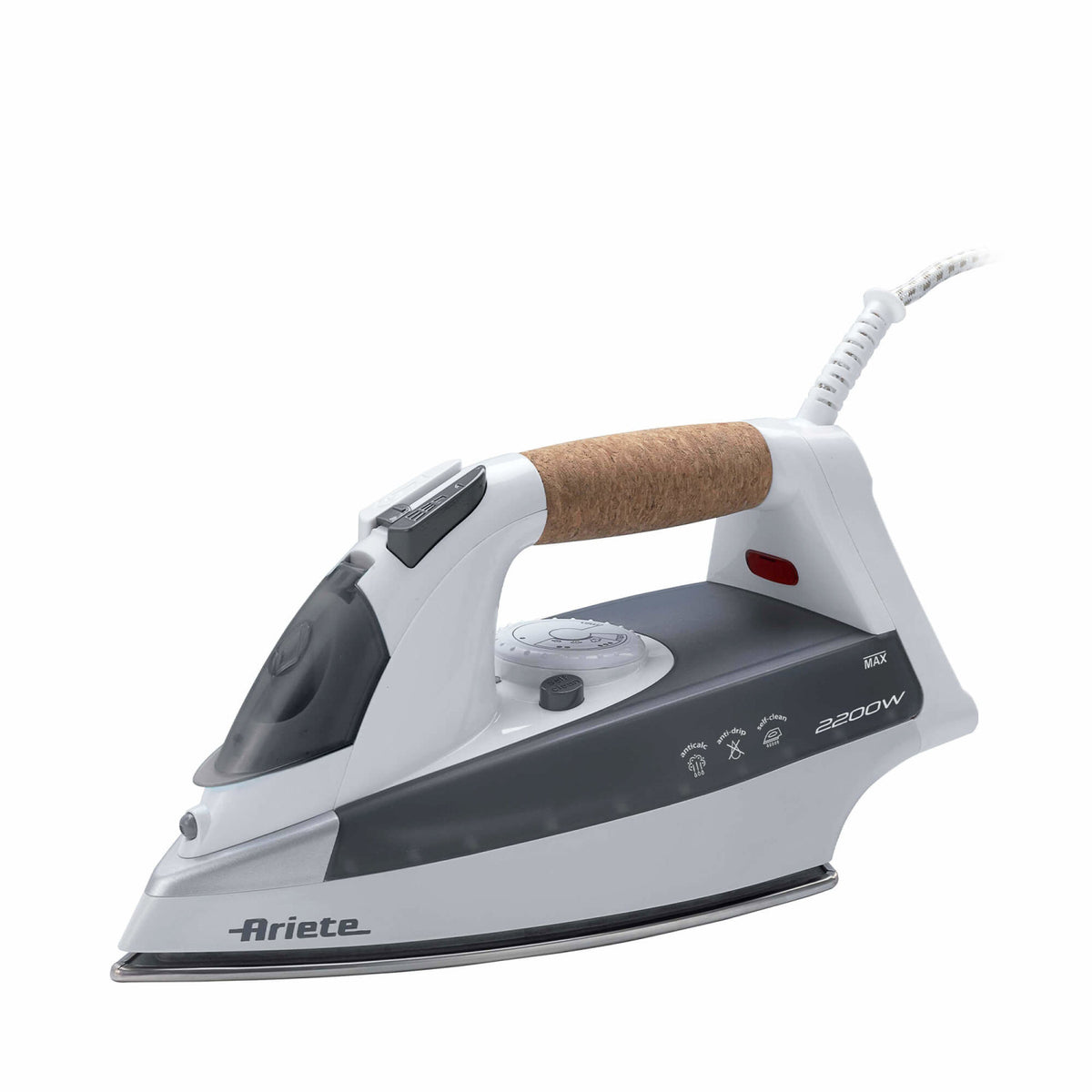 Ariete 6232 Ferro da Stiro Secco e Vapore Acciaio Inossidabile Grigio 2200 W