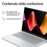 HP E0BL2EA laptop Copilot+ PC Intel Core Ultra 5 Computer portatile 40,6 cm (16") 2K 16 GB DDR5-SDRAM 512 GB SSD Wi-Fi 7 (802.11be) Windows 11 Home Grigio, Argento