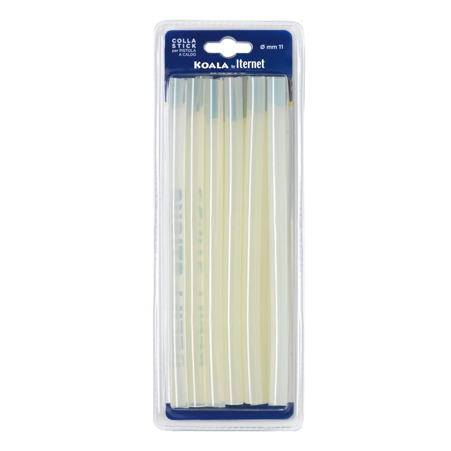 Iternet Colla Termofusibile Koala in Stick Ø11mm x 20cm - Blister 12 Stick 227gr