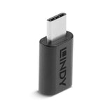 Lindy 41893 adattatore per inversione del genere dei cavi USB 3.2 Type C Nero