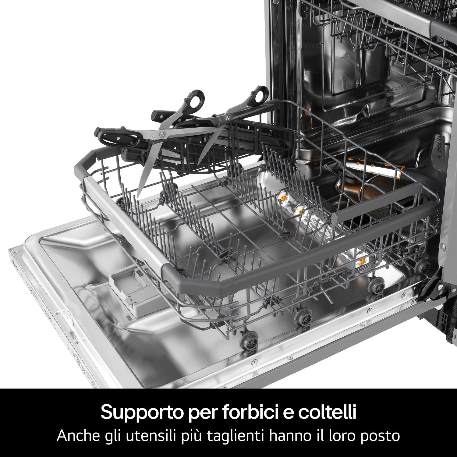 LG DB476TXSN lavastoviglie A scomparsa totale 14 coperti