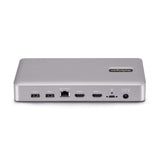 StarTech.com Docking station USB4, USB-C 40Gbps, doppio video HDMI, fino a 2x 4K 60Hz 4:4:4 (RGB) o 2x 4K 120Hz 4:2:2, dock multi monitor, 6x USB, 2,5GbE, 100W PD