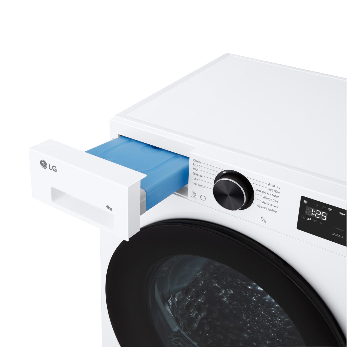 LG RNX5008TLB Asciugatrice Intelligente AI Dry 8 kg Classe B Bianco